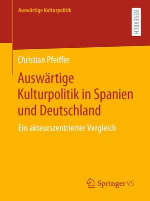 cover image of Auswärtige Kulturpolitik in Spanien und Deutschland